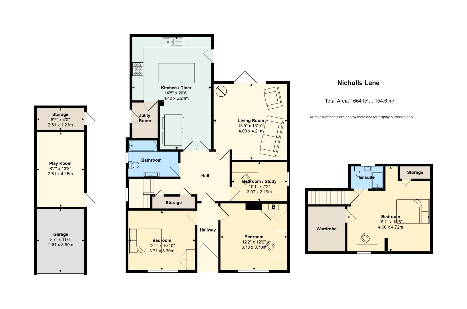 Floorplan for Nicholls Lane, Winterbourne, Bristol